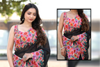 SHYAMIKA Khadi Cotton Digital Print Black Saree with Blouse