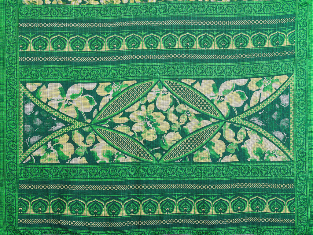 SHYAMIKA Floral Kota Doriya Printed Saree with Blouse