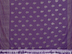 SHYAMIKA Georgette Plain Saree with Foil Work & Lace Blouse