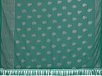 SHYAMIKA Georgette Plain Saree with Foil Work & Lace Blouse