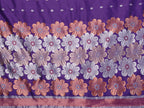 SHYAMIKA Banarasi Silk Weaving Saree with Floral Motifs & Blouse