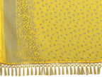 SHYAMIKA Georgette Saree with Foil Work, Zalar Lace & Blouse