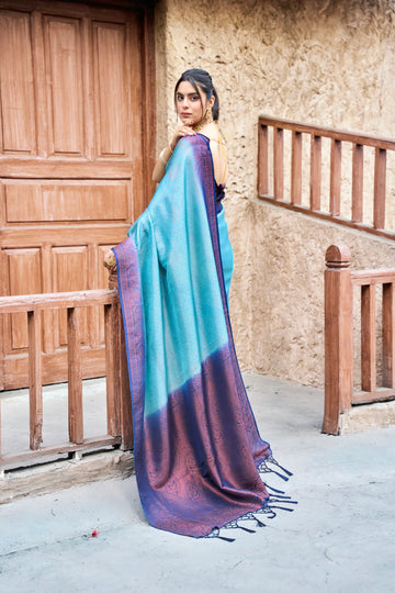 SHYAMIKA Banarasi Silk Weaving Saree with Blouse