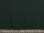 SHYAMIKA Plain Georgette Saree with Embroidery Work Lace