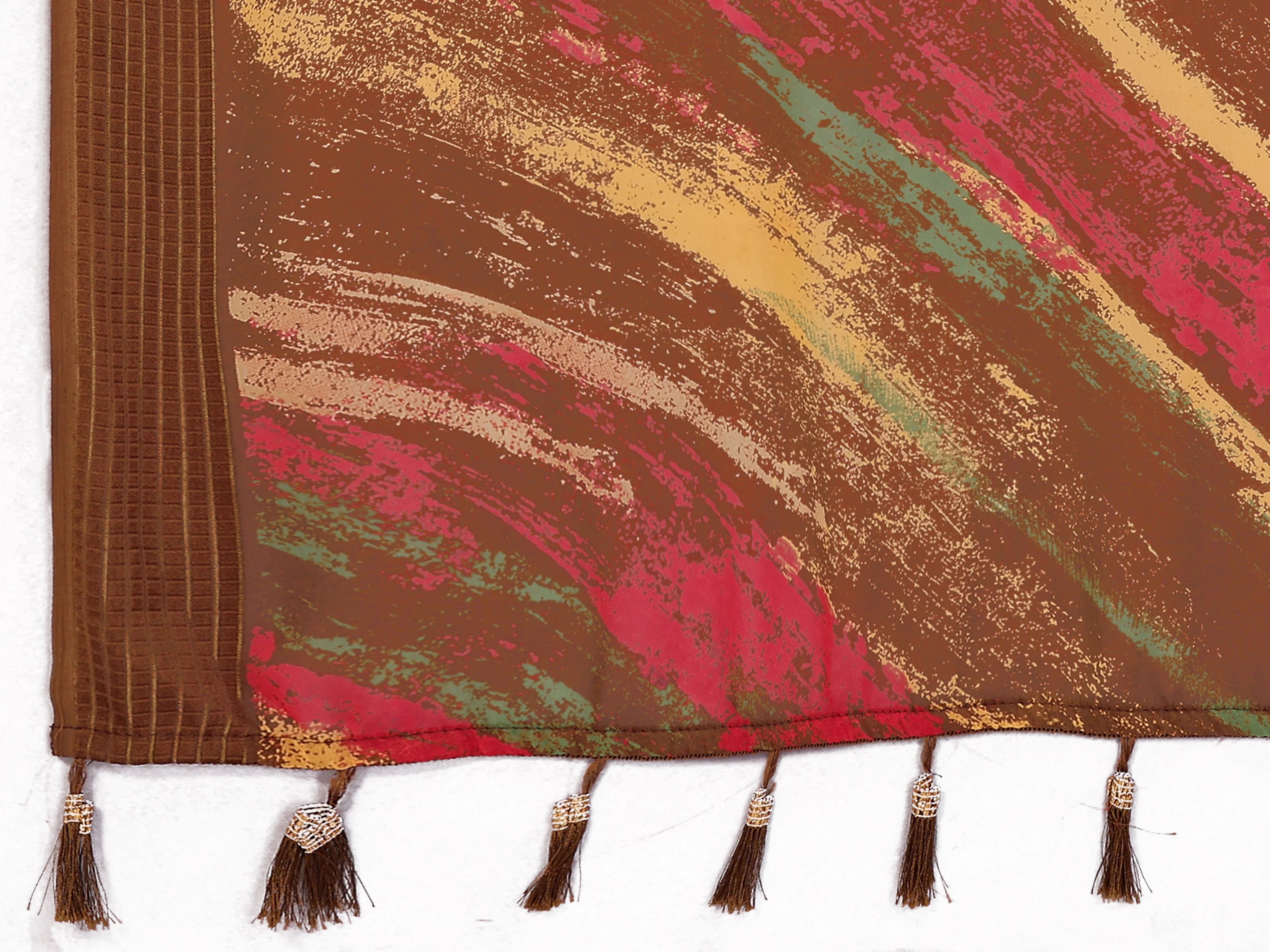 SHYAMIKA Weightless Patta Printed Saree