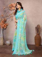 SHYAMIKA Weightless Patta Printed Saree
