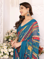 SHYAMIKA Weightless Patta Printed Saree