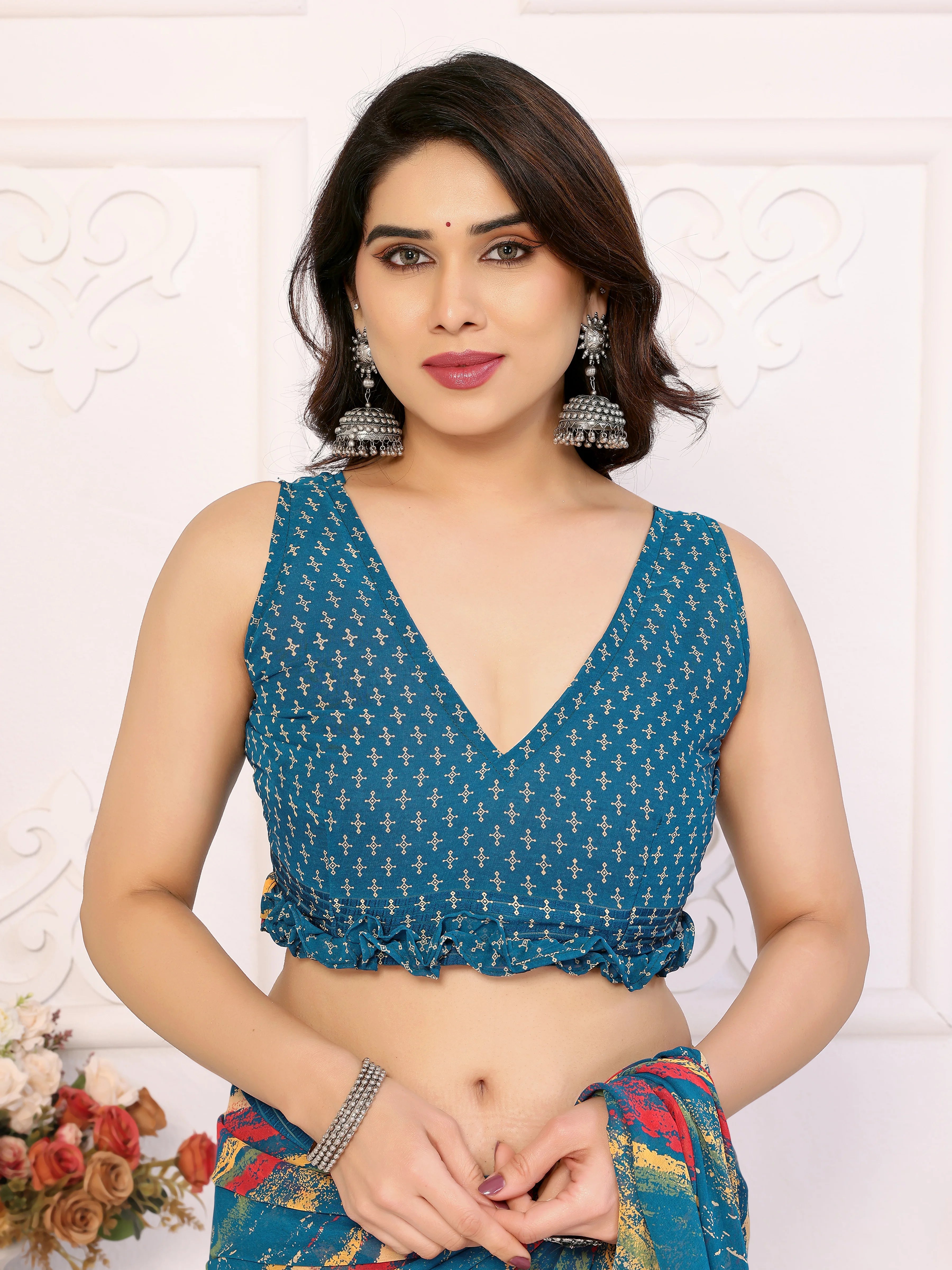 SHYAMIKA Weightless Patta Printed Saree