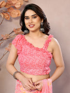 SHYAMIKA Weightless Patta Printed Saree