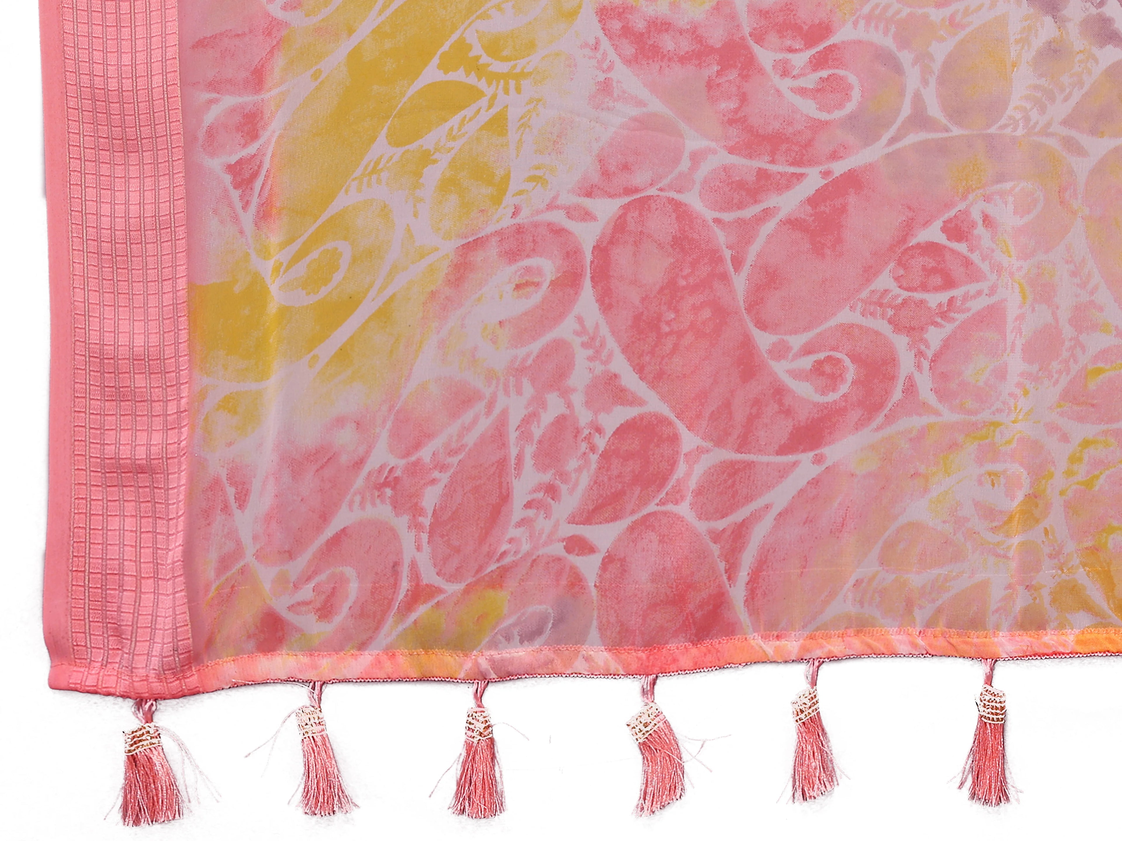 SHYAMIKA Weightless Patta Printed Saree