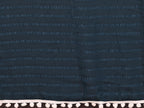 SHYAMIKA Georgette Patta Plain Saree with Digital Print Blouse