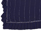 SHYAMIKA Georgette Mirror Work Ruffle Saree with Blouse