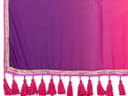 SHYAMIKA Georgette Embroidery Work Padded Saree with Blouse
