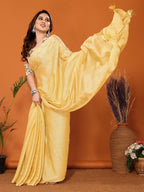 SHYAMIKA Polyester Zari Banglory Digital Print Saree with Blouse