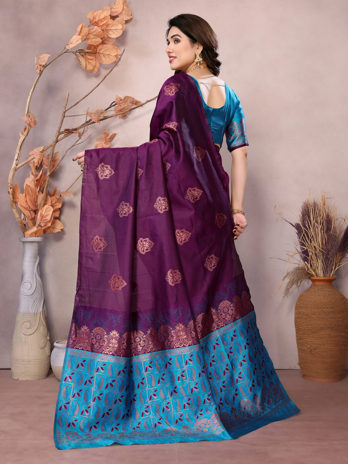 SHYAMIKA Banarasi Silk Weaving Banarasi Saree with Blouse