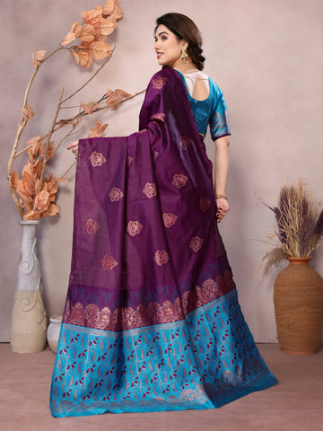 SHYAMIKA Banarasi Silk Weaving Banarasi Saree with Blouse