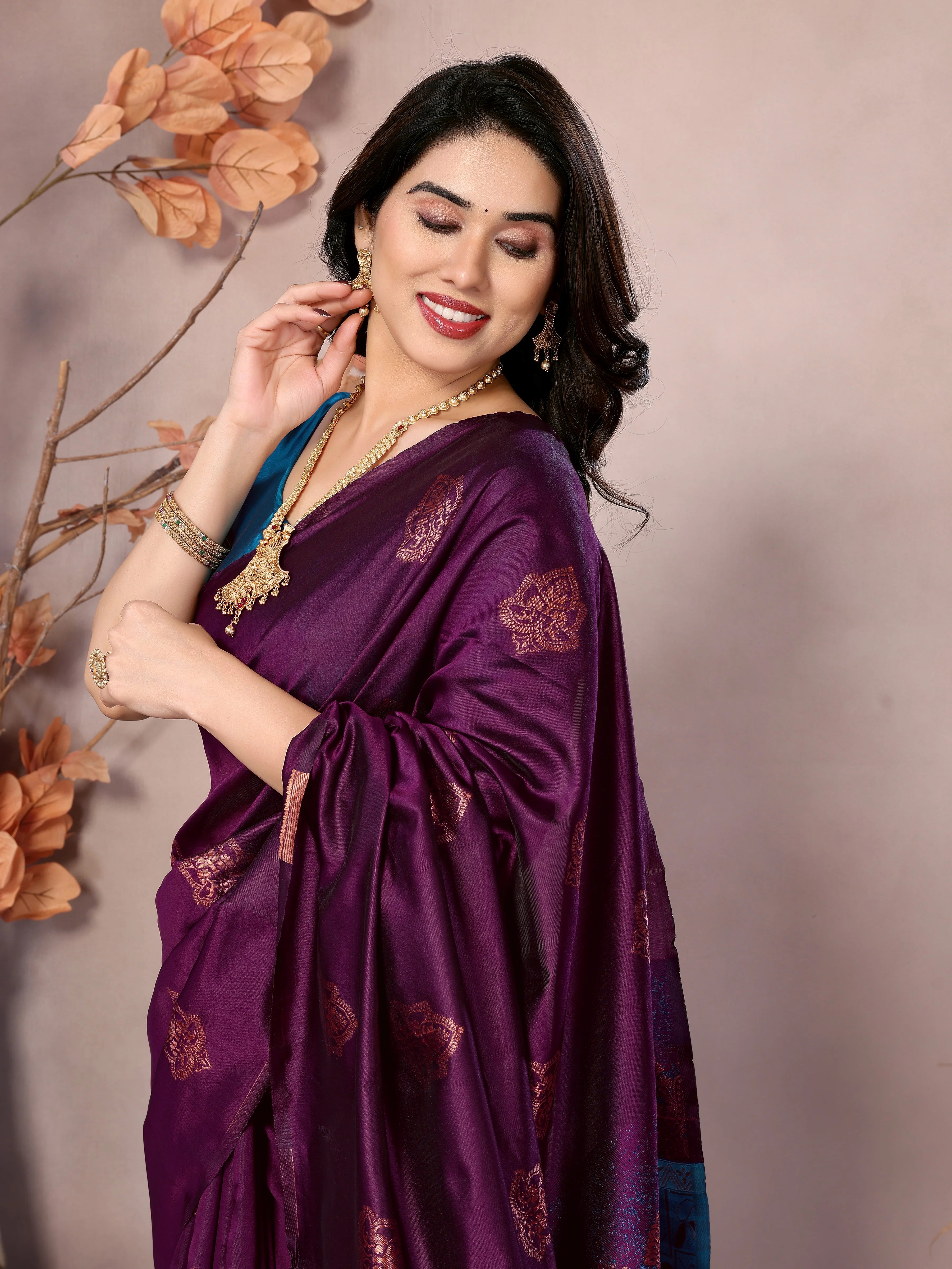SHYAMIKA Banarasi Silk Weaving Banarasi Saree with Blouse