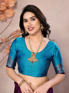 SHYAMIKA Banarasi Silk Weaving Banarasi Saree with Blouse