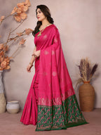 SHYAMIKA Banarasi Silk Weaving Banarasi Saree with Blouse