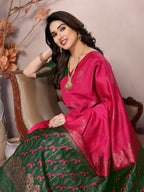 SHYAMIKA Banarasi Silk Weaving Banarasi Saree with Blouse
