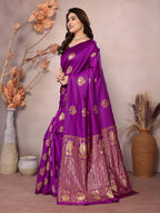 SHYAMIKA Banarasi Silk Weaving Banarasi Saree with Blouse