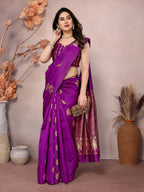 SHYAMIKA Banarasi Silk Weaving Banarasi Saree with Blouse