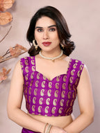 SHYAMIKA Banarasi Silk Weaving Banarasi Saree with Blouse