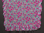 SHYAMIKA Georgette Flower Printed Ruffle Saree with Blouse
