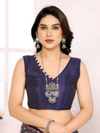 SHYAMIKA Silk Crepe Patola Printed Saree with Blouse
