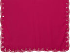 SHYAMIKA Georgette Mirror Work Plain Saree with Blouse