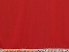 SHYAMIKA Georgette Solid Saree with Mirror Border & Blouse