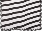 SHYAMIKA Georgette Zebra Printed Saree with Fancy Mirror Lace and Blouse