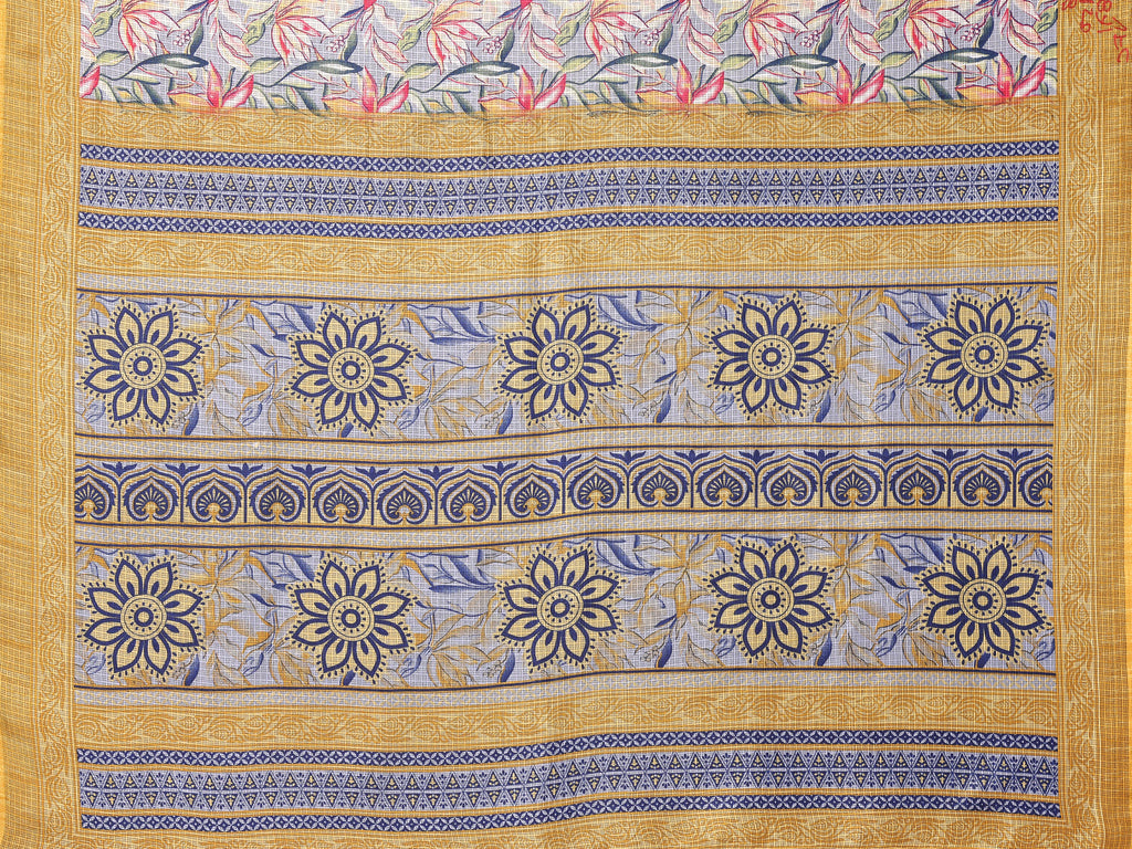 SHYAMIKA Kota Doriya Flower Printed Saree with Blouse