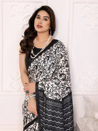 SHYAMIKA Khadi Vel Printed Saree with Blouse