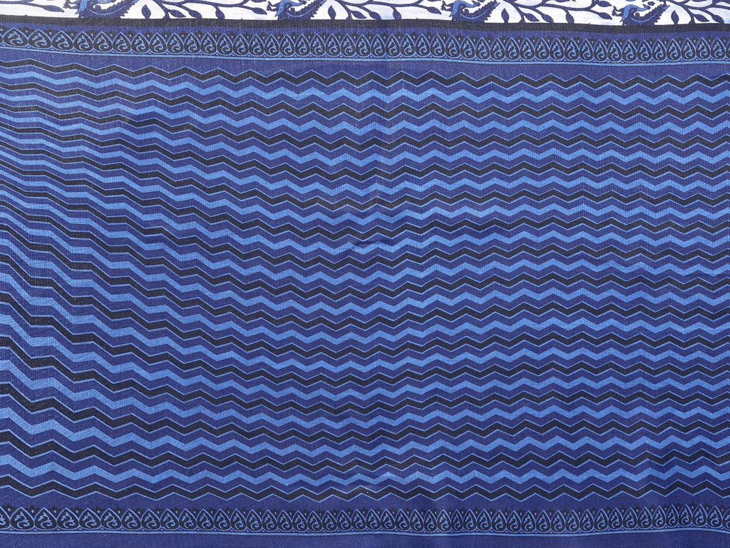SHYAMIKA Khadi Vel Printed Saree with Blouse