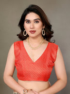 SHYAMIKA Khadi Mix Flower Printed Saree with Blouse