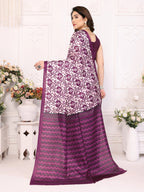 SHYAMIKA Khadi Vel Printed Saree with Blouse