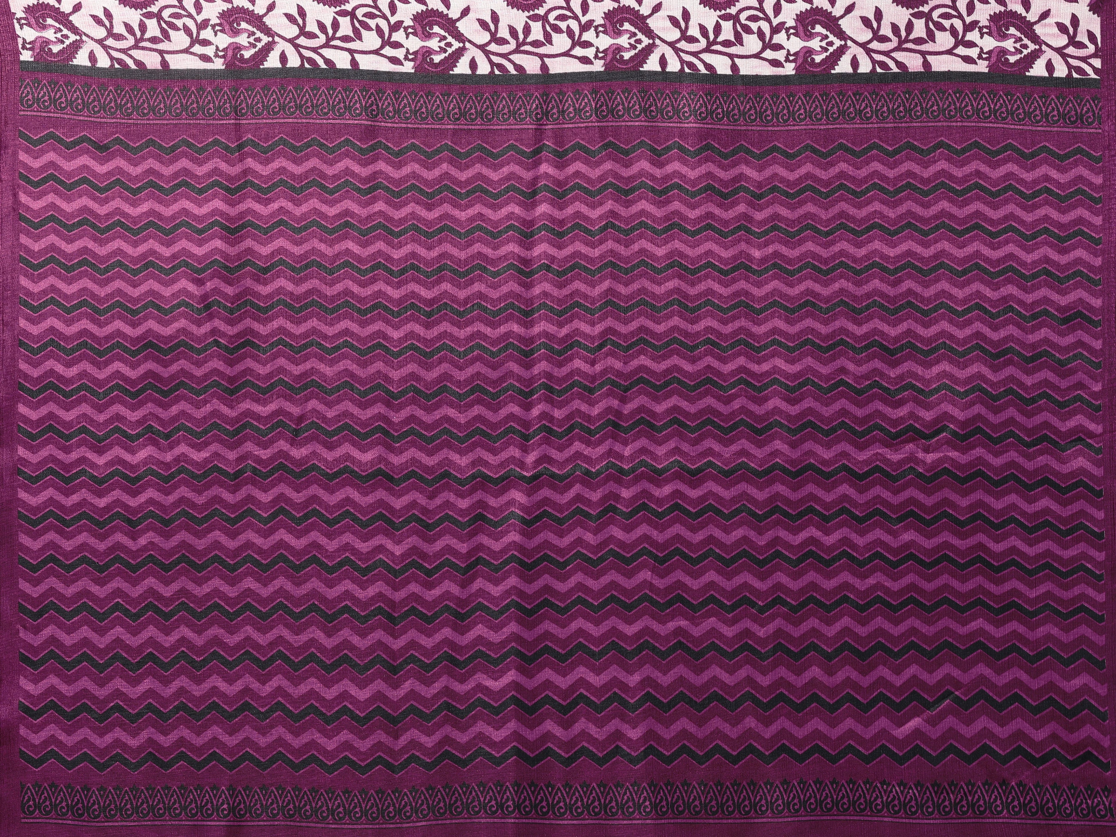 SHYAMIKA Khadi Vel Printed Saree with Blouse